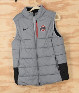 Ohio State Buckeyes Nike Sideline gilet imbottito isolato uomo grigio medio - Foto 1 di 13