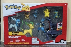 Pokemon Battle Ready Figure Multi-Pack 8pk Pikachu Rare! Free Ship New! ๐น - Picture 1 of 3