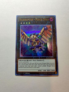 Raid Raptor - Force Strix BLLR-EN072 - Ultra Rare - 1st Edition Yugioh