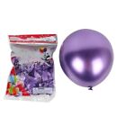 50 Stck 10  Metallisch Latex Luftballons Dickes Chrom Hoch Glanz Metal7692