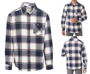 Herren Flanellhemd Hemd Holzfällerhemd Langarmhemd Kariert Gr. 4XL 5XL 6XL A6 - Bild 1 von 4