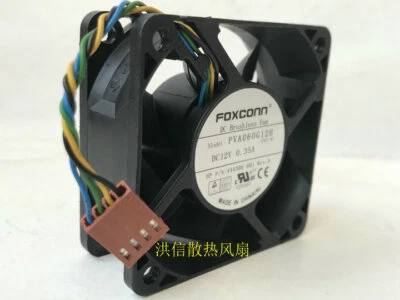 1PC PVA060G12H Fan 12V 0.35A 6025 60*60*25mm 4wires - Image 1 of 4