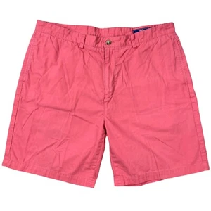 Vineyard Vines Chino Club Shorts Mens Sz 40 Pink Salmon Flat Front Preppy - Picture 1 of 6