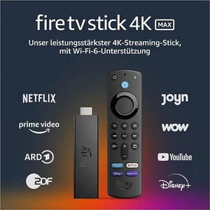 Fire TV Stick 4K und 4K Max Sprachfernbedienung (mit TV-Steuerungstasten) - Bild 1 von 17
