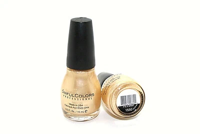 Sinful Colors Nail Polish  It's A Wrap 1550, 0.5 Fl. Oz Gold Metallic Discount - Image 1 of 2