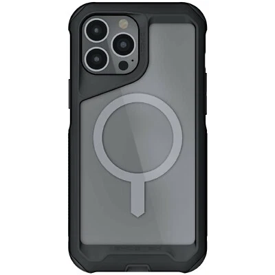 Funda de teléfono Ghostek ATOMIC delgada de metal MagSafe diseñada para iPhone 13 Pro Max mini Foto 1 de 4