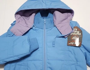 NWT Vintage 1980s Sergio Valente Removable Hood Girls 12 Puffer Jacket - Picture 1 of 9