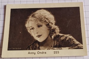 Actress ANNY ONDRA | Film Photo - Trading Card #6442