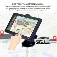 7" Car GPS Bluetooch Navigator 8GB Navigation System Sat Nav Free AU US EU Maps