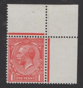 GV - SG357a. 1D scharlachrote Ecke marginal. Kein Wasserzeichen. Hervorragende postfrisch mit RPS Zertifikat. - Bild 1 von 2