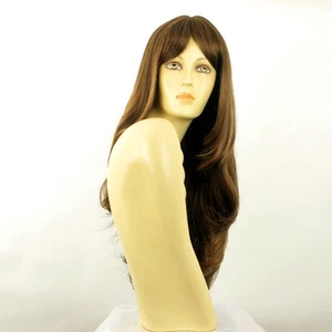 Parrucca donna lunga cioccolato mechato rame : donna 627c - Picture 1 of 8