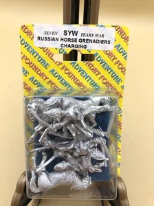 The Foundry Fantasy Mini SYW Russian Horse Grenadiers Charging Pack New - Picture 1 of 8