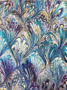 Cotton Fabric South Korea Joann Legancy Studio Peacock Colors 44"x2 Yards NICE - Picture 1 of 5