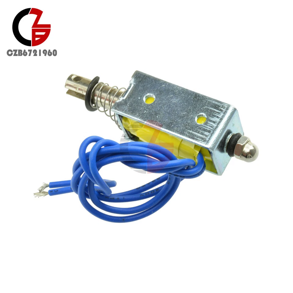 ZYE1-0530Z DC 12V 10mm Stroke Push Pull Type Open Frame Solenoid Magnet Electric - Image 1 of 1