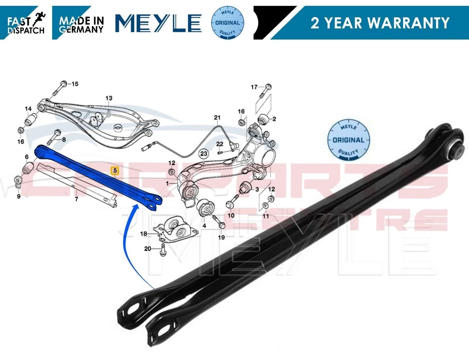 PARA BMW SERIE 3 E46 E36 316 318 320D 323 325 330D M3 BRAZO SUSPENSIÓN INFERIOR TRASERO Foto 1 de 1