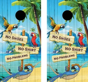 Keine Schuhe kein Shirt kein Problem Maishole Board Wrap Aufkleber Aufkleber Vinyl Wraps - Bild 1 von 1