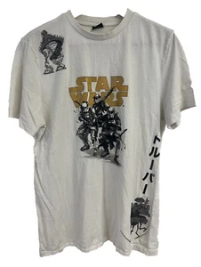 Star Wars T-Shirt Erwachsene Medium weiß doppelseitig Japan Samurai Stormtrooper - Bild 1 von 9