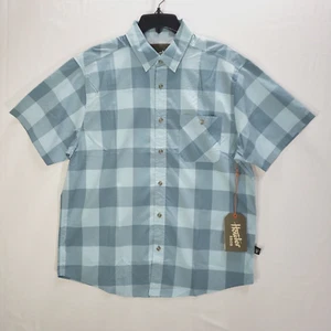 Howler Bros Hemd Herren MEDIUM Nylon belüftet Kurzarm leicht blau NEU $ 69 - Bild 1 von 9