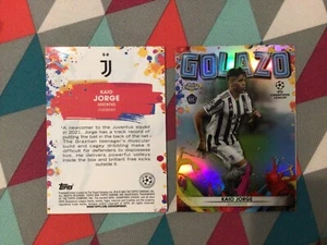Kaio Jorge RC #G-6 2021-22 TOPPS CHROME UEFA CHAMPIONS LEAGUE Golazo Refractor - Picture 1 of 1