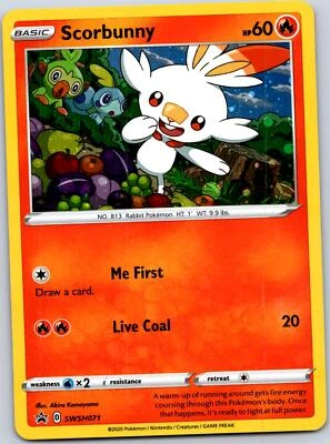 SWSH: Sword & Shield Promo Cards #SWSH071 Scorbunny - Image 1 of 2