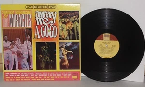 SMOKEY ROBINSON & THE MIRACLES Away We A Go Go LP 1966 Motown Soul Vinyl TS271 - Foto 1 di 3