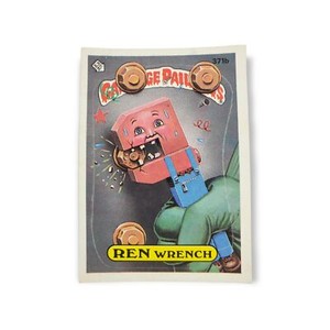 1987 Topps Garbage Pail Kids Original Series 9 #371b Ren Wrench Sticker