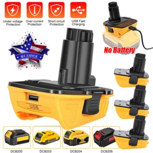 DCA1820 20V MAX To 18V USB Adapter Converter For Dewalt 20Volt Li-ion Battery BS - Picture 1 of 18