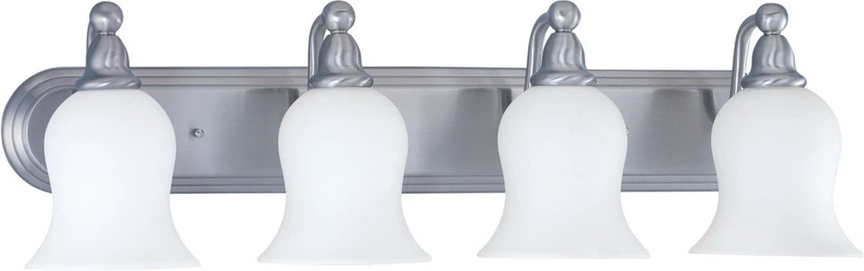 Nuvo Glenwood 4 Light 31 inch Brushed Nickel Bath Light Wall Light $210 - Image 1 of 2