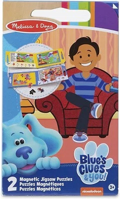 Melissa & Doug Blue's Clues & You! Juego de rompecabezas magnético Take-Along - NUEVO Foto 1 de 3