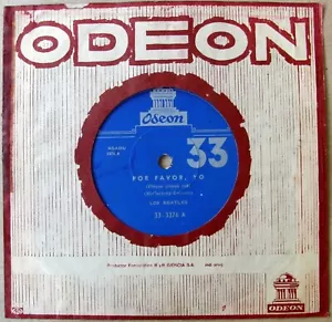 BEATLES 7" Please Please Me / Love Me Do URUGUAY Ed. 1963 Odeon 33-3376 - Picture 1 of 3