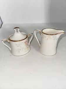 NORITAKE CHINA - Sweet Surprise -CREAMER & SUGAR BOWL - Picture 1 of 5