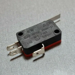 1PCS 16A 250V Long Handle Momentary MicroSwitch Snap Action Limit Switch R/B - Picture 1 of 3