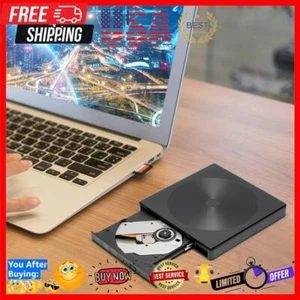 DC 12V External Enclosure Dual Ports Optical Drive Case for Windows/ OS/Linux - Afbeelding 1 van 15