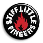 Stiff Little Fingers 1 Punk Rock Culte Badge Epingle 38mm Button Pin