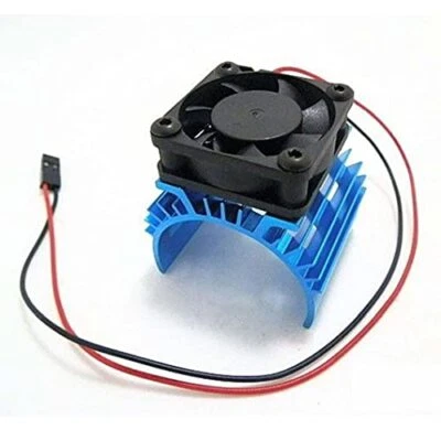 Aluminum Alloy RC Electric Motor Heat Sink Heatsink with 5V Cooling Fan for 1... - Image 1 of 4