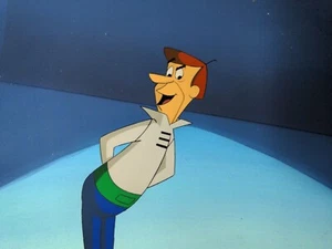 THE JETSONS Animation Cel Production Art Background Hanna-Barbera Cartoons  I8 - Picture 1 of 5