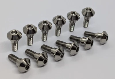 Yamaha R6 Titanium front disc bolt kit rotor bolts 99-02 YZF R6 R7 R1 Ti — 第 1/4 张图片