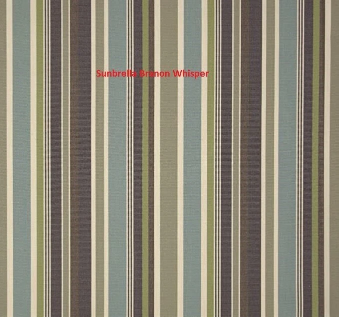 Sunbrella Brannon Whisper 5621-0000 outdoor/indoor fabric by the yard, 54" wide - Image 1 of 1