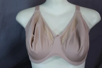 Elomi #4301 Underwired Unlined Side Support Full Coverage Bra USA size 46DD - Image 1 of 4