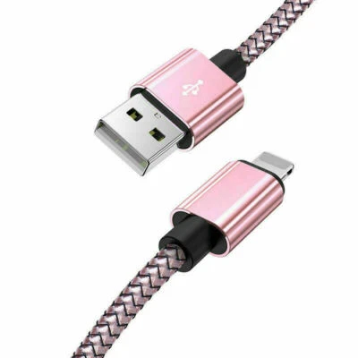 2m 3m Extra Long Data Fast Charging Charger Cable USB For iPhone 7 8 6 iPad Cord - Image 1 of 4