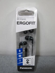 Panasonic RP-TCM125 Auricolari Auricolari Nero Solo In-Ear Cuffie - NUOVO/SIGILLATO - Foto 1 di 2