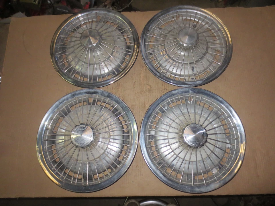71-76 Chevrolet Camaro Chevelle Nova Hubcap Rim Wheel Cover 14" WIRE SPOKE 3046 - Image 1 of 4