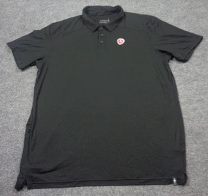 Polo Smartwool Merino Uomo XL Nera Misto Lana Sport 150 Tasca Zip - Foto 1 di 12