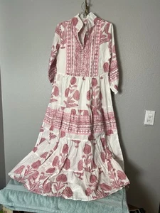 Maxi vestido para mujer Sur La Vague rubor Katherine OS (fotos) - Imagen 1 de 19