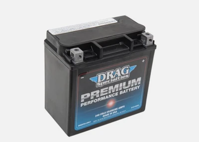 2009-2020 H-D Sportster Iron 883 Drag Specialties Premium 12V Battery 2113-0325 - Image 1 of 3