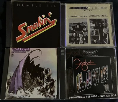 NAZARETH, HUMBLE PIE, FOGHAT, CANNED HEAT - Classic Album Rock CD Lot - Image 1 of 4