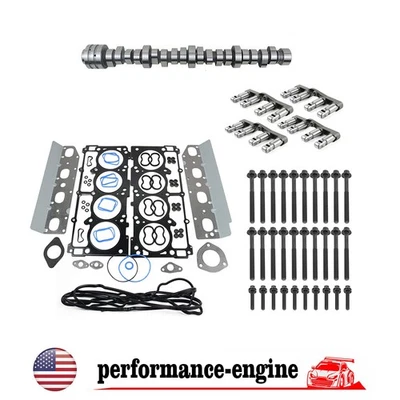 NON-MDS Lifters Camshaft Kit Fits Dodge Charger Chrysler 5.7L Hemi 09-15 Foto 1 de 4