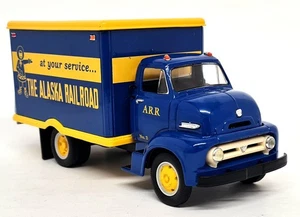 1ST Gear 1/34 Ford C-600 Straight Truck Alaska Railroad 1953 Diecast Model Truck - Picture 1 of 7