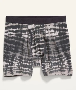 Old Navy Men’s Size Small ~ Black Gray Tie Dye Boxer Briefs 6" Inseam .. NWT - Picture 1 of 1