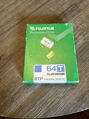 Fujifilm 64 T Tungsten 50 Sheets 4x5 Sealed 64T Professional Film Exp 1997 Japan - Image 1 of 4